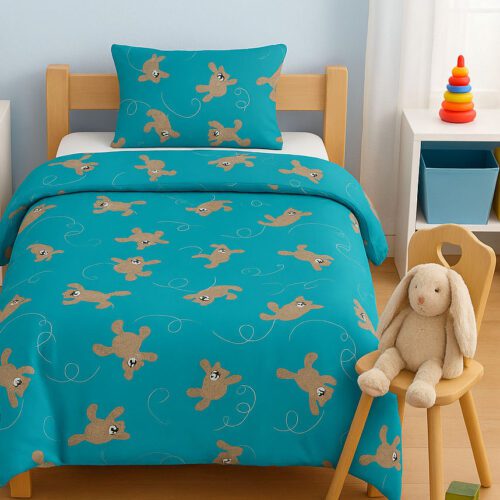 lasten pussilakanasetti, kuviollinen, koko 120 x160 cm,